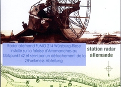 94 -  Les lieux du dbarquement : Arromanches, la station radar allemande