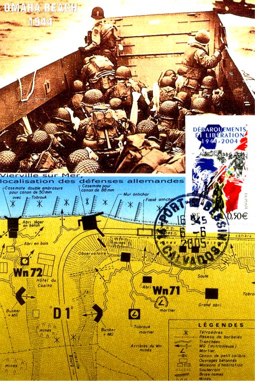 59 - Les lieux du dbarquement : Omaha beach 1
