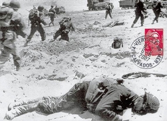 72 -  Les lieux du dbarquement : Omaha beach 13