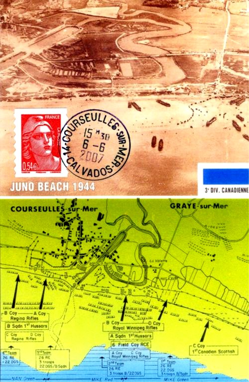 106 -  Les lieux du dbarquement : Juno beach 1