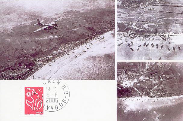 128 -  Les vues ariennes du dbarquement
