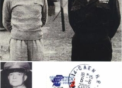 147 -  Les gnraux Eisenhower et Montgomry sur le front de Normandie