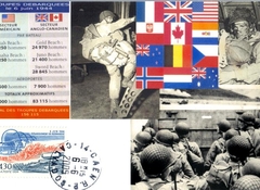 152 - Le bilan des troupes amenes par bateaux et aroportes le jour du dbarquement