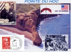 84 - Les lieux du dbarquement : La pointe du Hoc 1