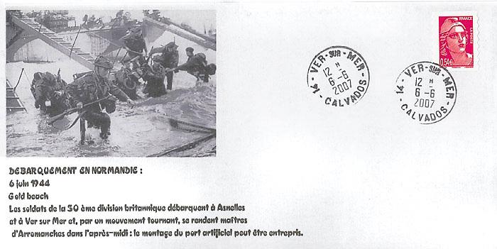 93 -  Les lieux du dbarquement : Gold beach 3