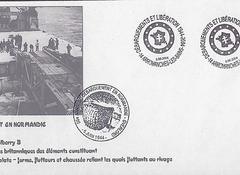 101 - Les lieux du dbarquement : Arromanches, les lments d'assemblage du port artificiel 7