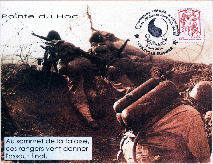 86 -  Les lieux du dbarquement : La pointe du Hoc 3