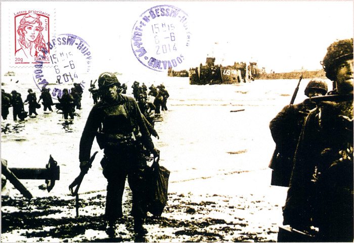 137 -  Les renforts en hommes et en matriels ne cessent d'affluer sur les plages 10