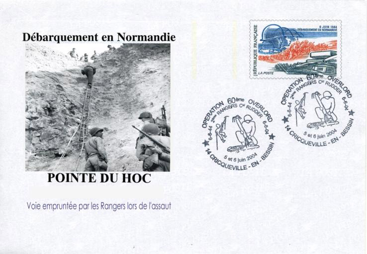 87 -  Les lieux du dbarquement : La pointe du Hoc 4