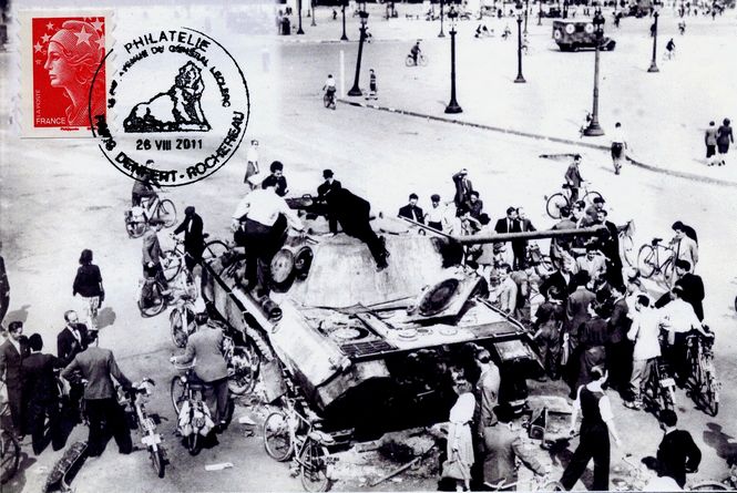 66 -  La fin de loccupation allemande : la destruction dun char ennemi 3