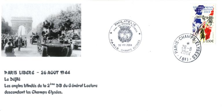 95 -  La 2me DB sur les Champs Elyses 1